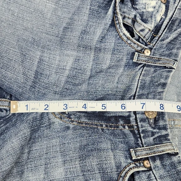 7 For All Mankind A Pocket Low Rise Boot Cut Denim Jeans 28 Long - Picture 11 of 12